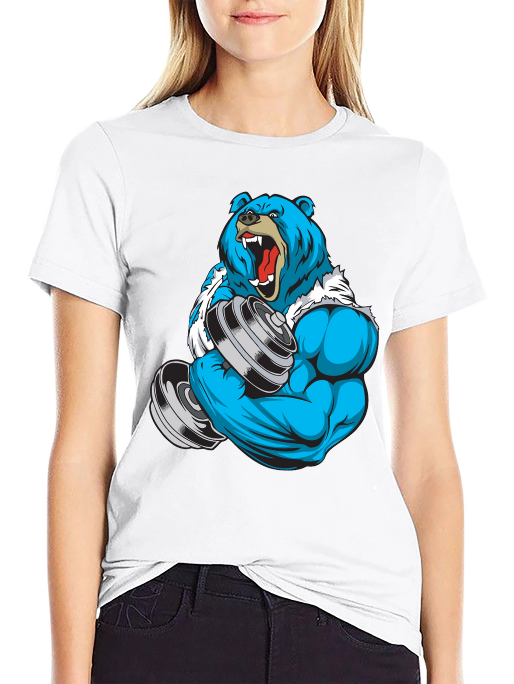Bear Gym T-Shirt - Weightlifting Beast Mode