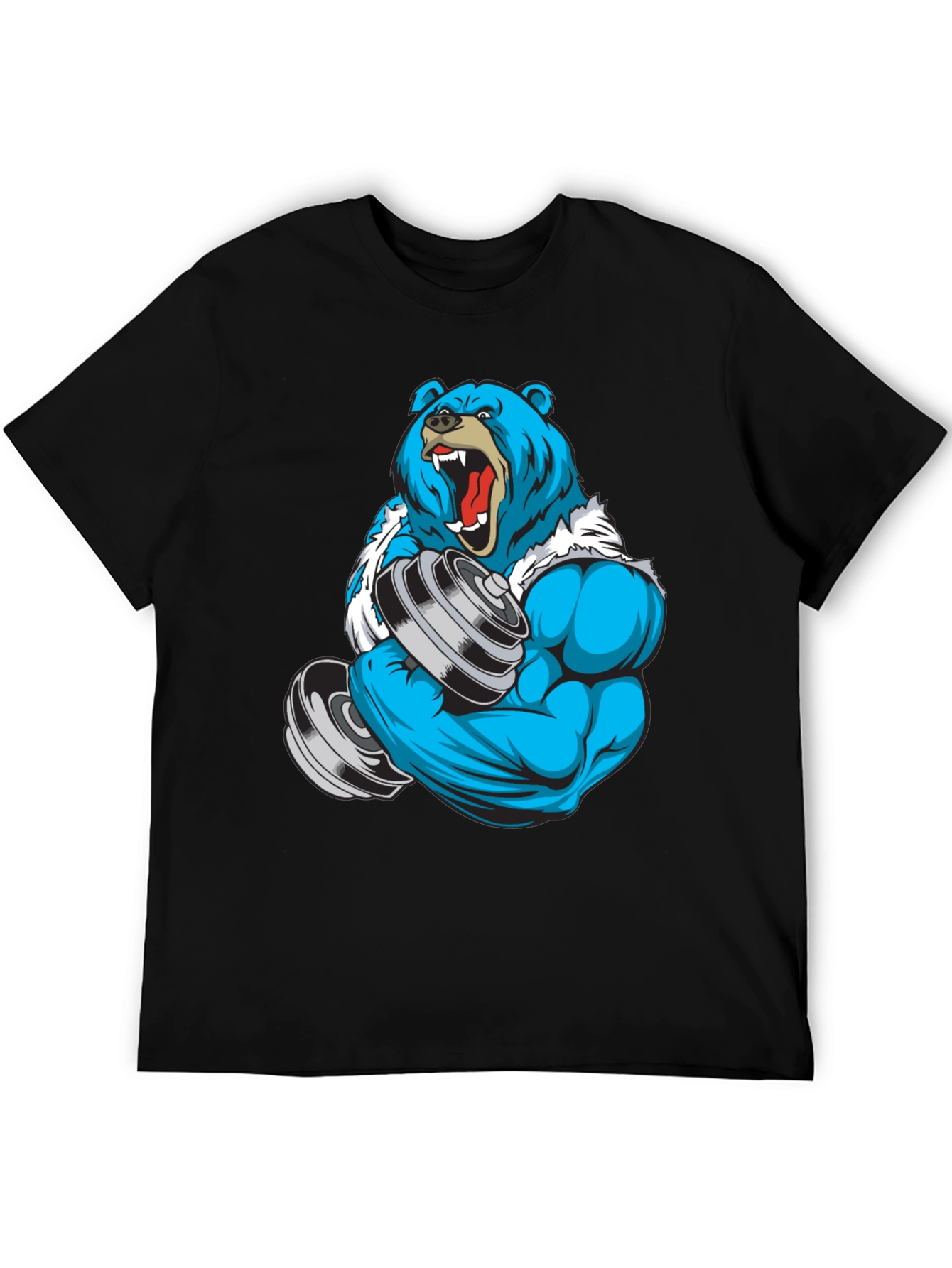 Bear Gym T-Shirt - Weightlifting Beast Mode