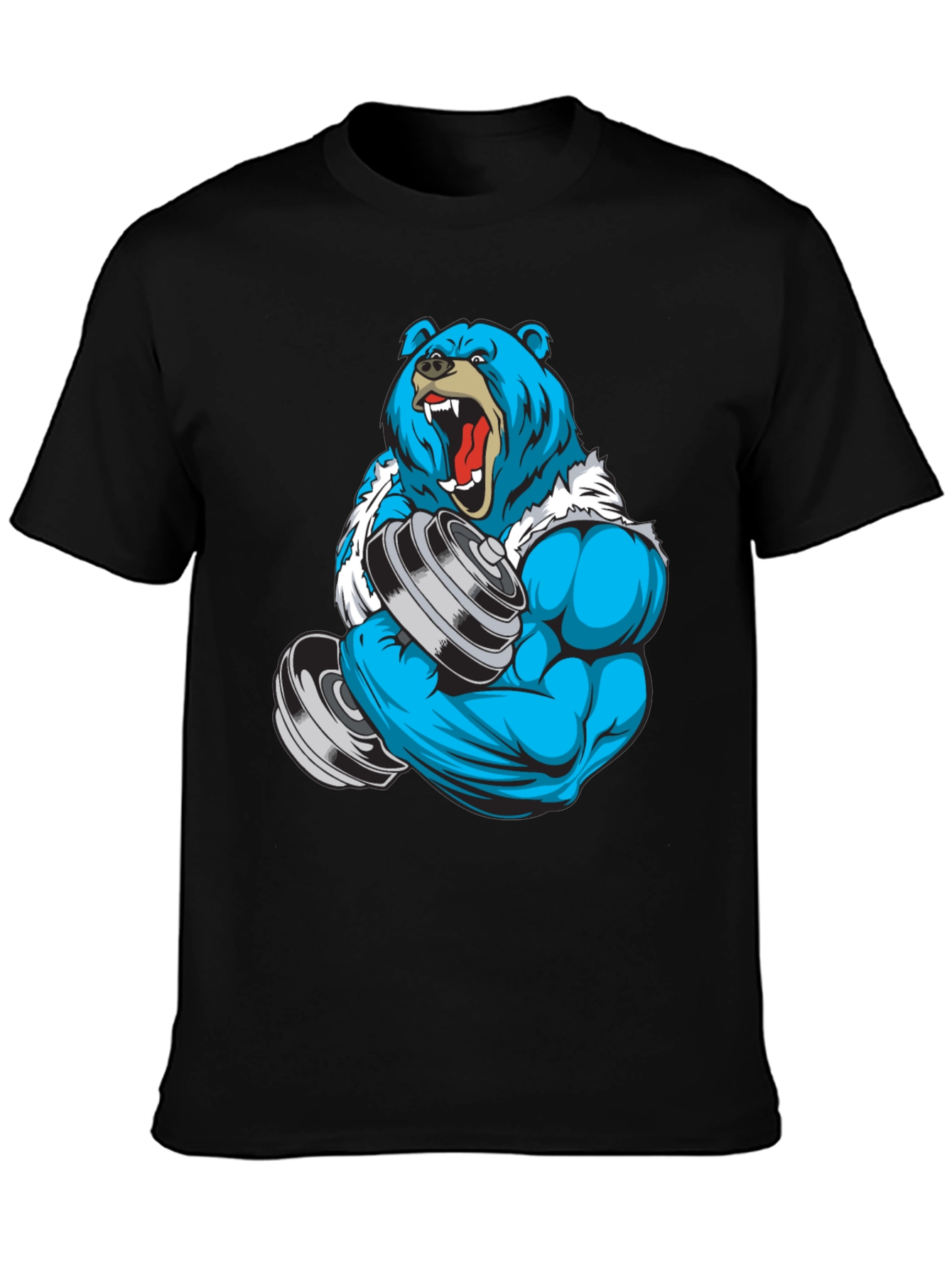 Bear Gym T-Shirt - Weightlifting Beast Mode