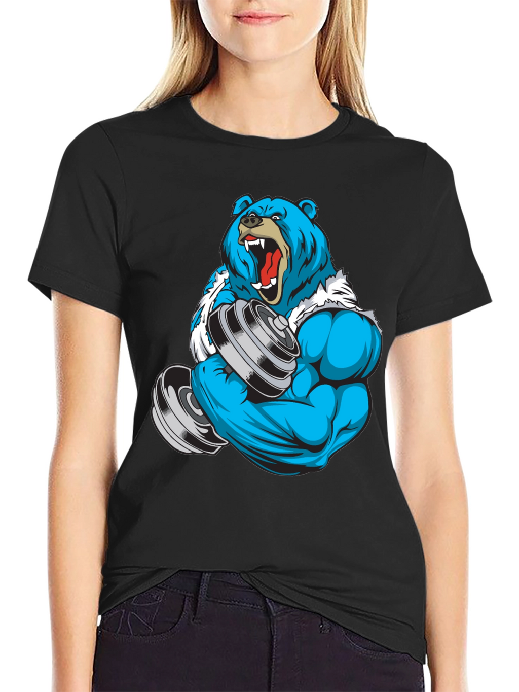 Bear Gym T-Shirt - Weightlifting Beast Mode