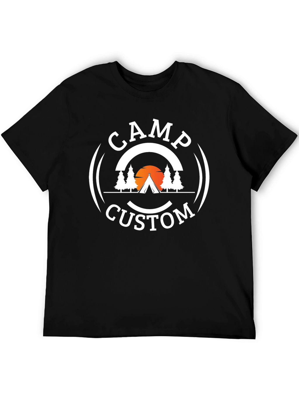 Camp Custom Black T-Shirt