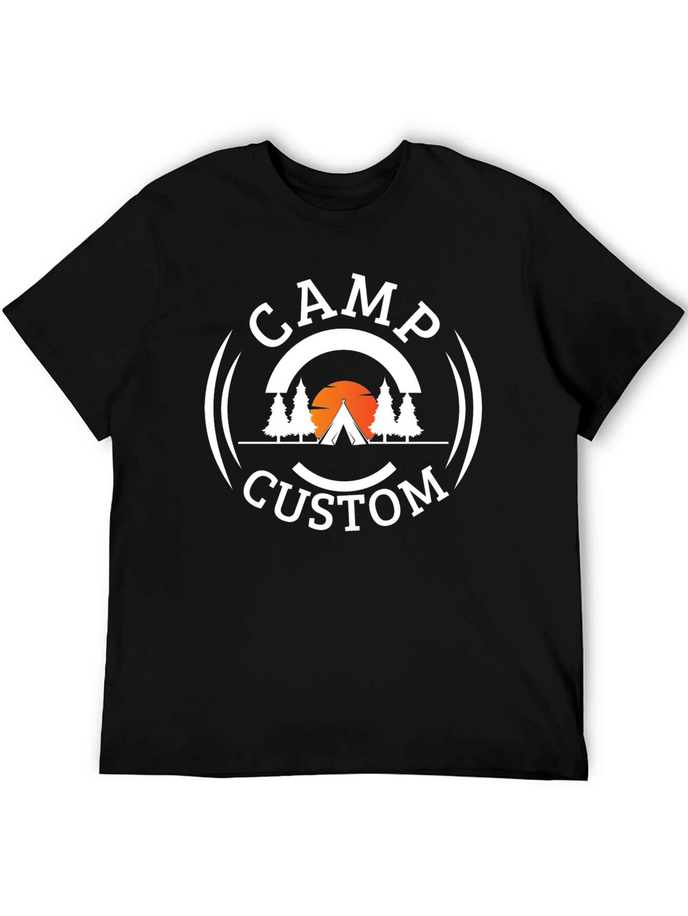 Camp Custom Black T-Shirt