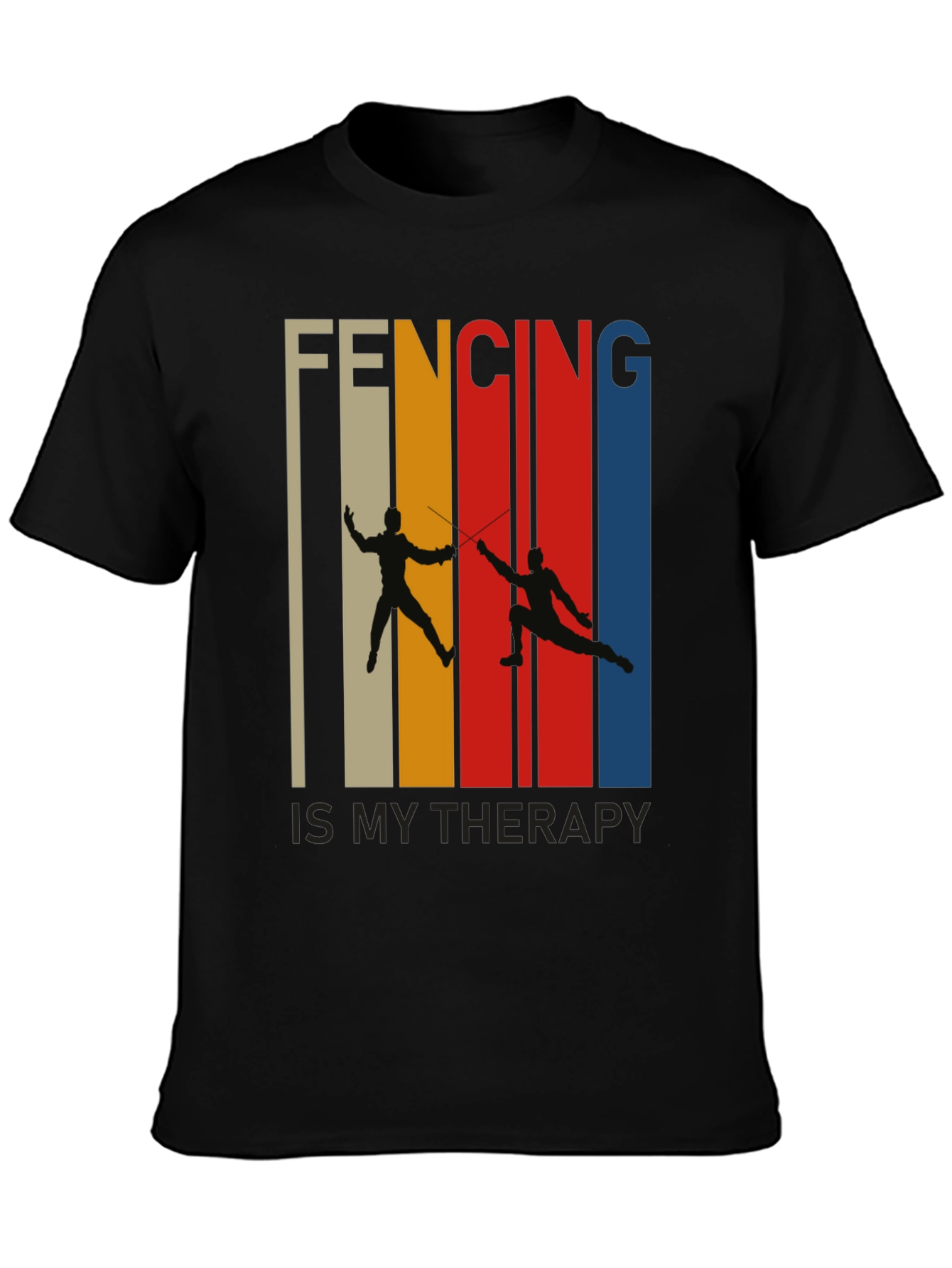 Fencing is My Therapy T-Shirt