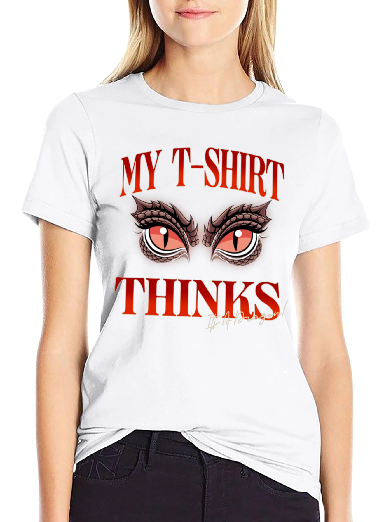 My T-Shirt Thinks Its a Dragon T-Shirt - Graphic Tee