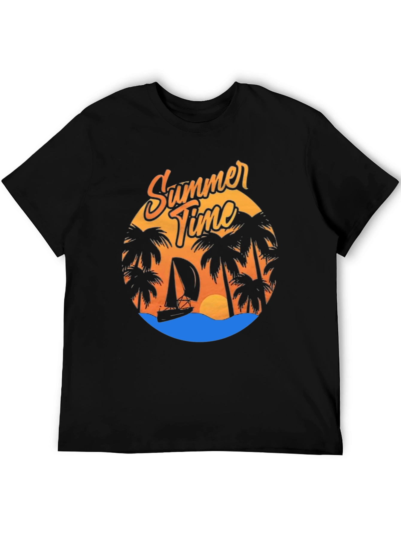 Summer Time Graphic Tee - Beach Vibes T-Shirt