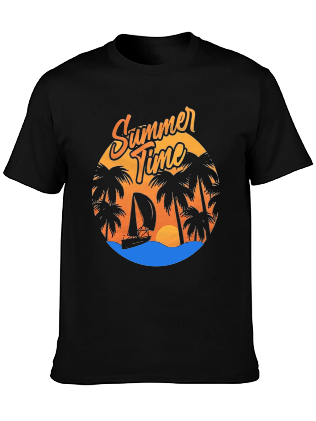Summer Time Graphic Tee - Beach Vibes T-Shirt