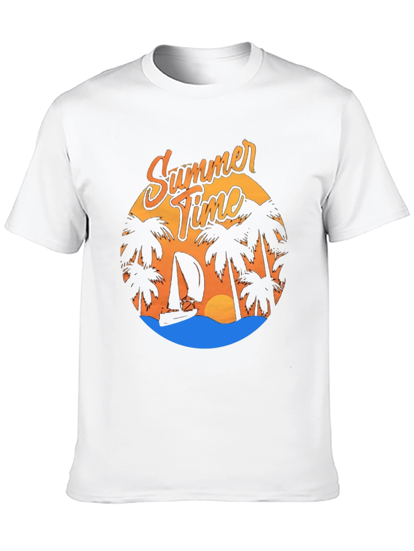 Summer Time Graphic Tee - Beach Vibes T-Shirt