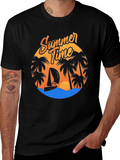 Summer Time Graphic Tee - Beach Vibes T-Shirt