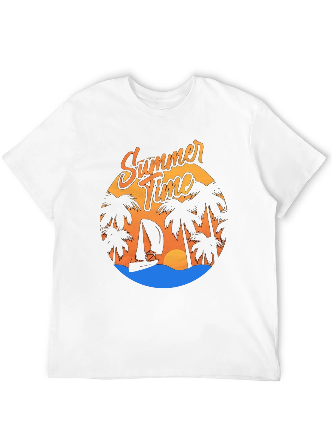 Summer Time Graphic Tee - Beach Vibes T-Shirt