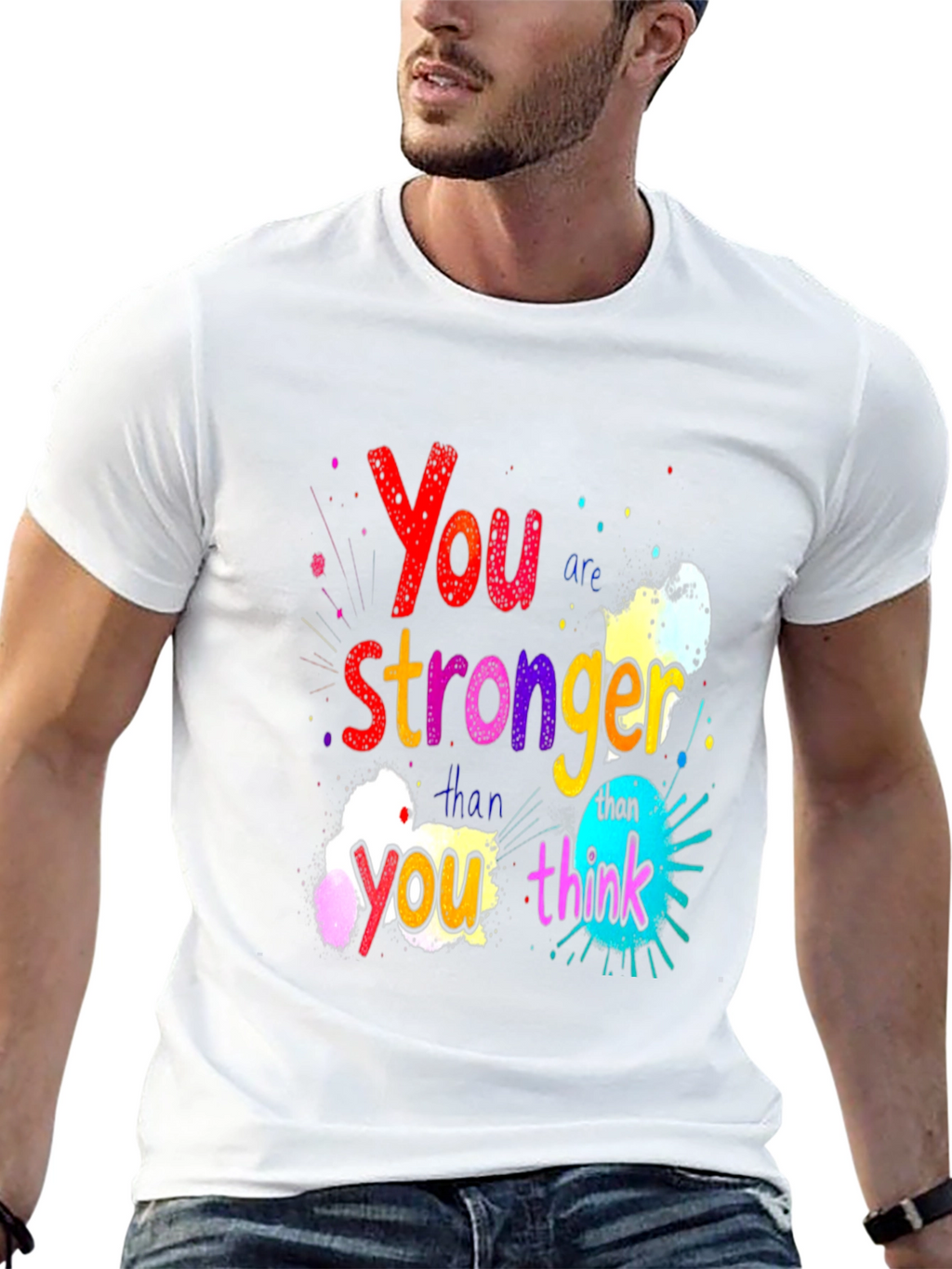 Inspirational You are Stronger Graphic Tee
