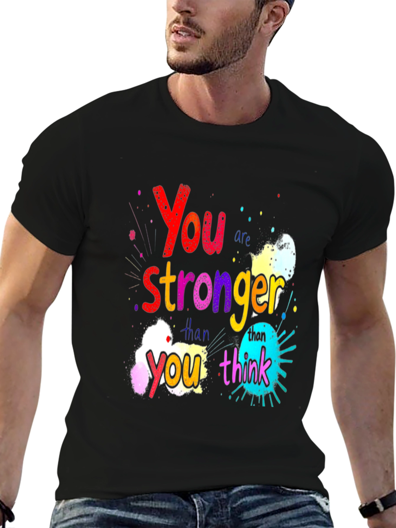 Inspirational You are Stronger Graphic Tee