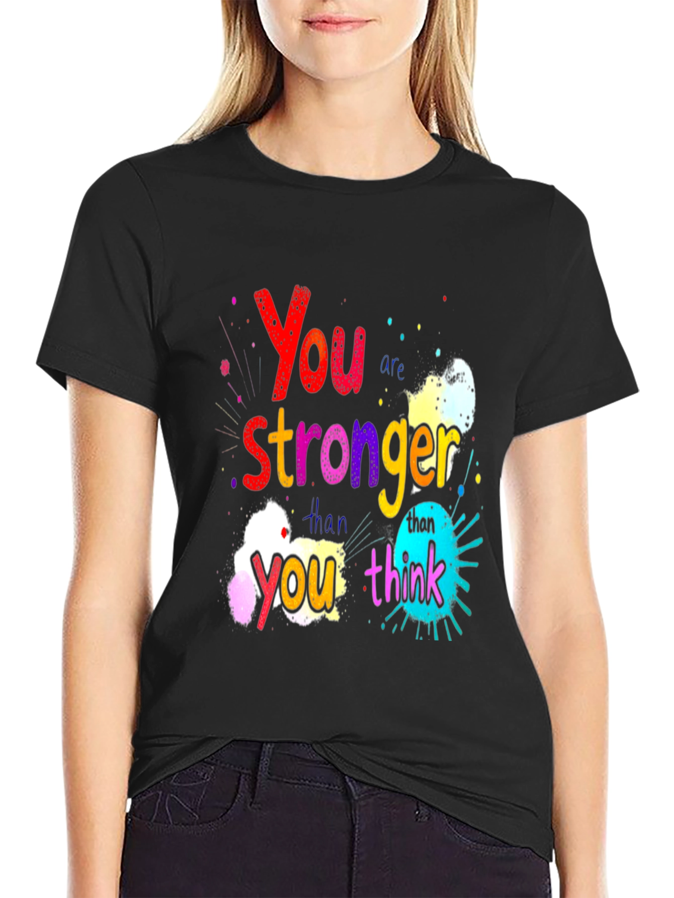 Inspirational You are Stronger Graphic Tee