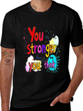 Inspirational You are Stronger Graphic Tee