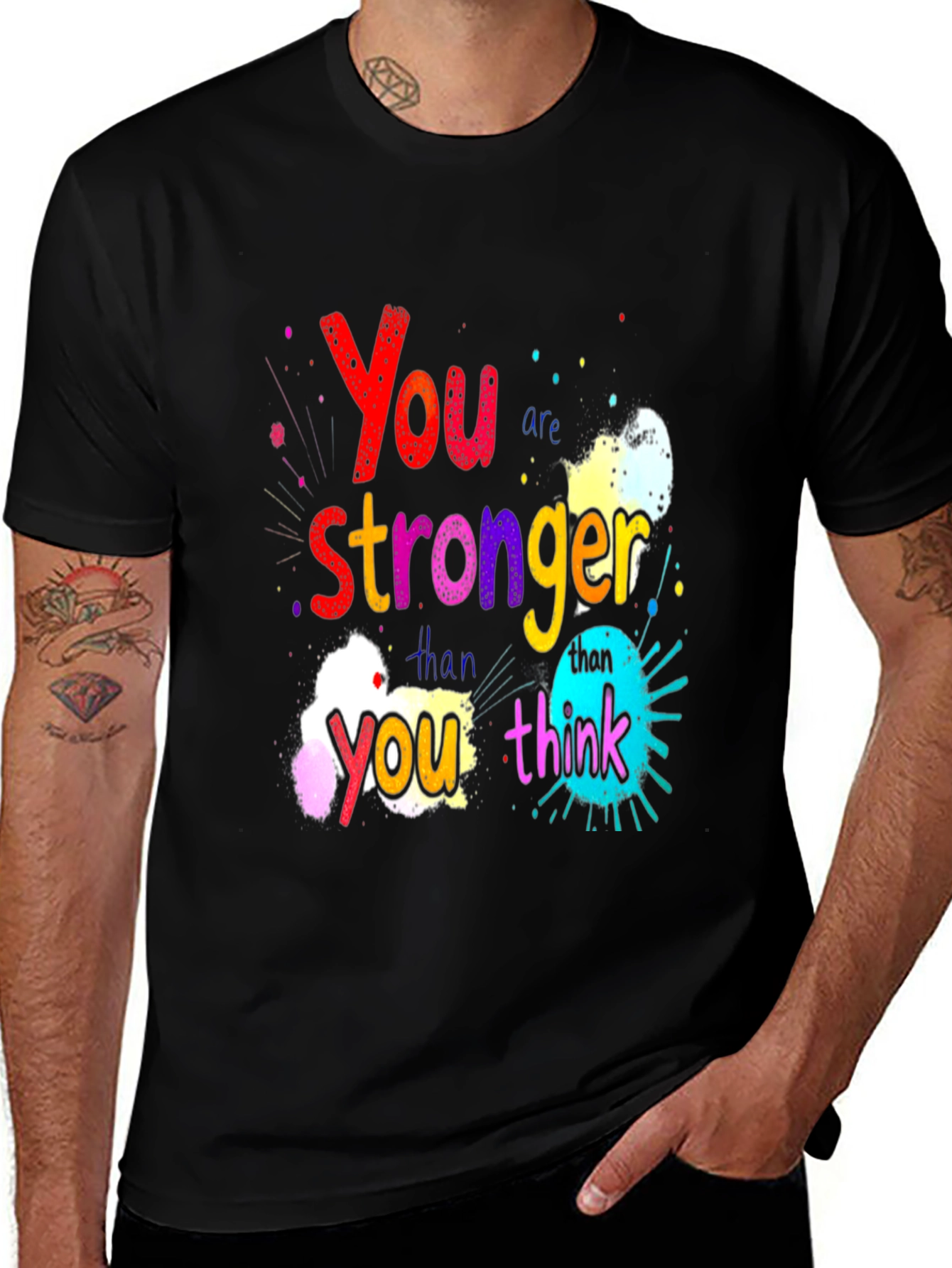 Inspirational You are Stronger Graphic Tee