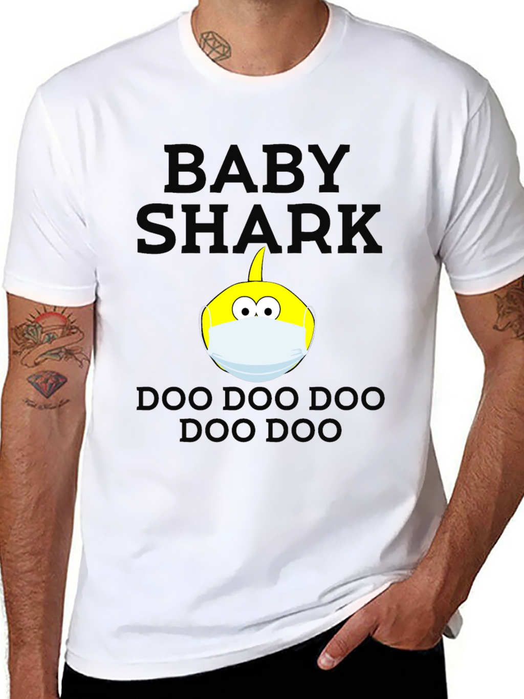 Baby Shark Masked Tee