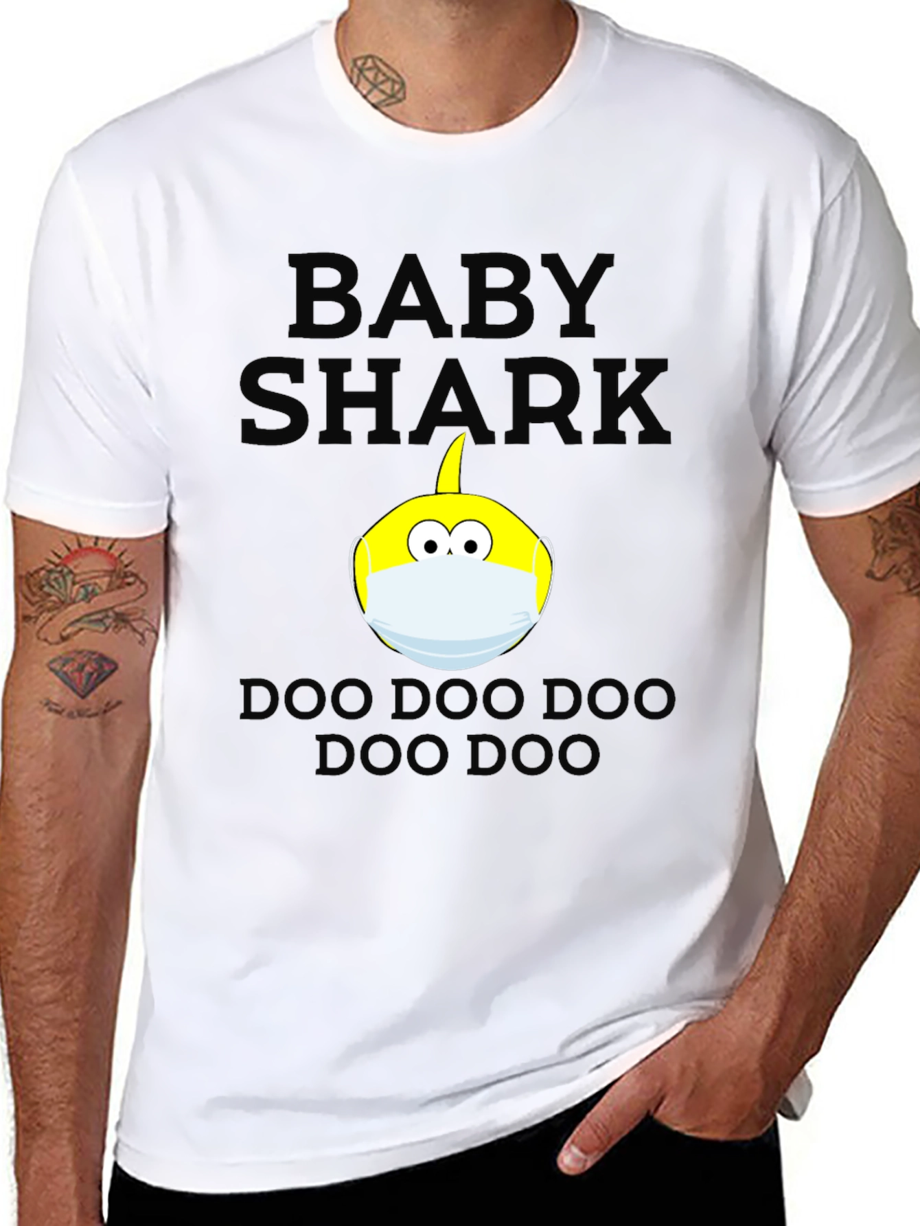 Baby Shark Masked Tee