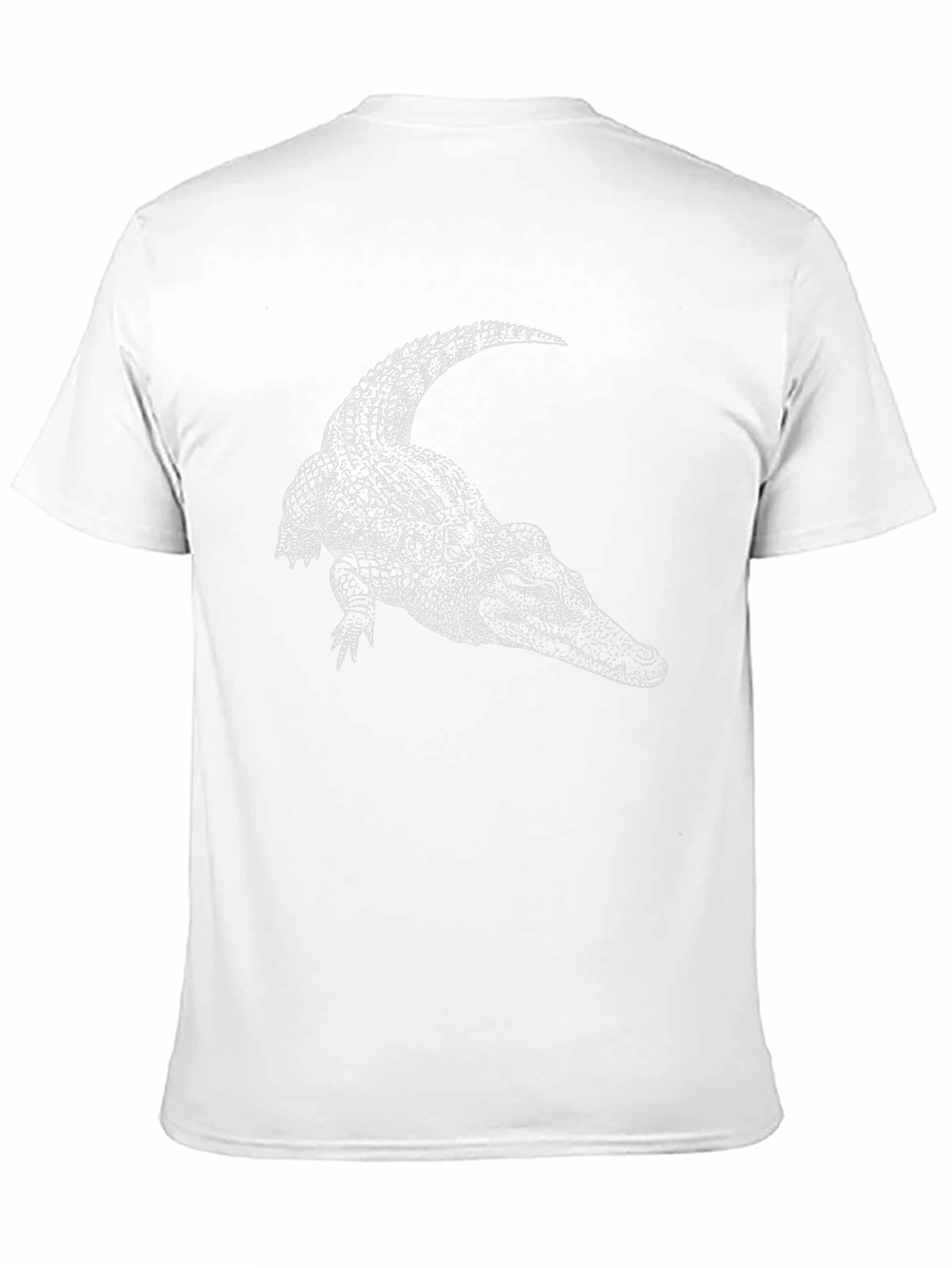 Cool Alligator Graphic Tee - Black Cotton