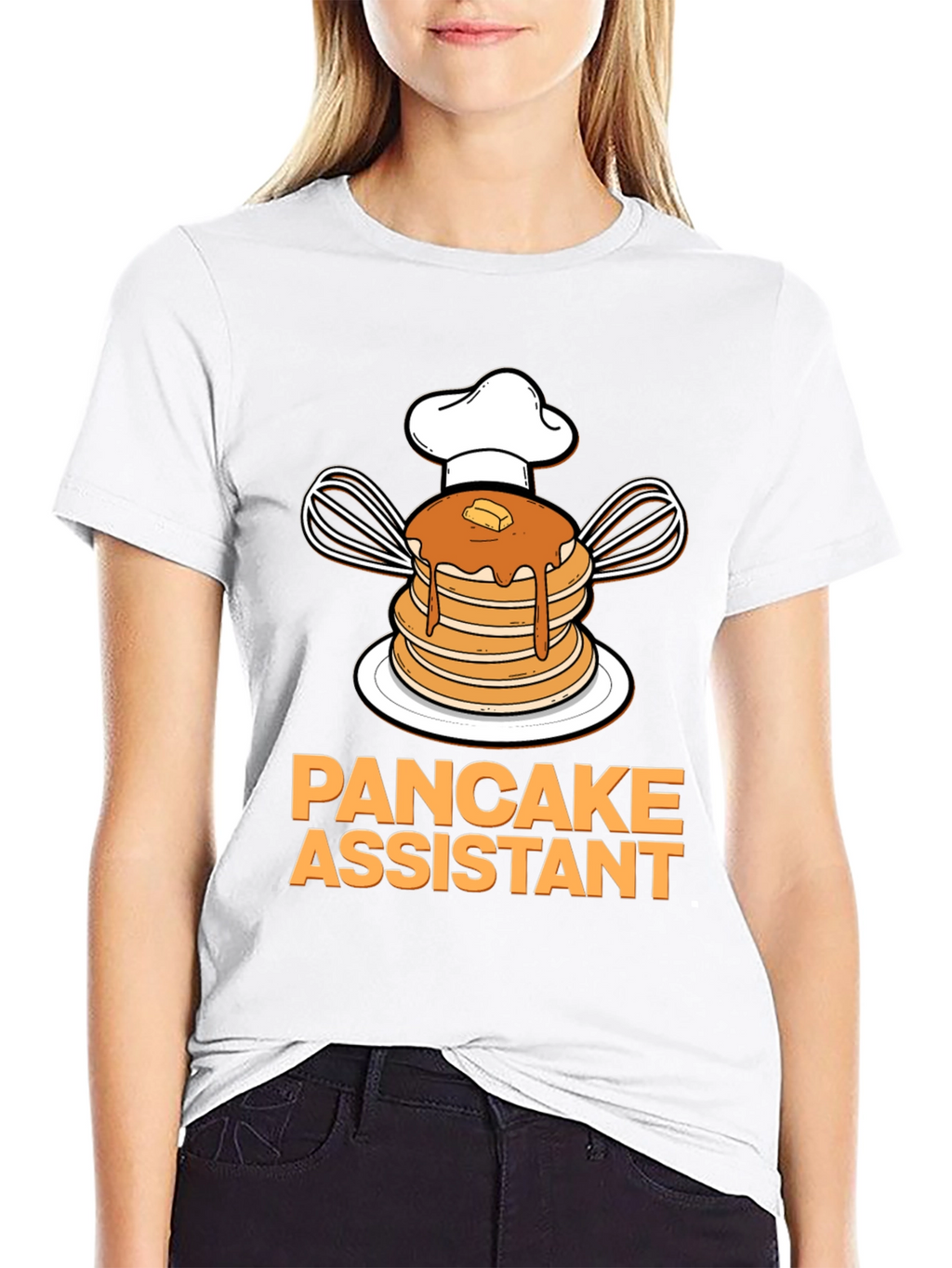 Pancake Assistant Graphic T-Shirt
