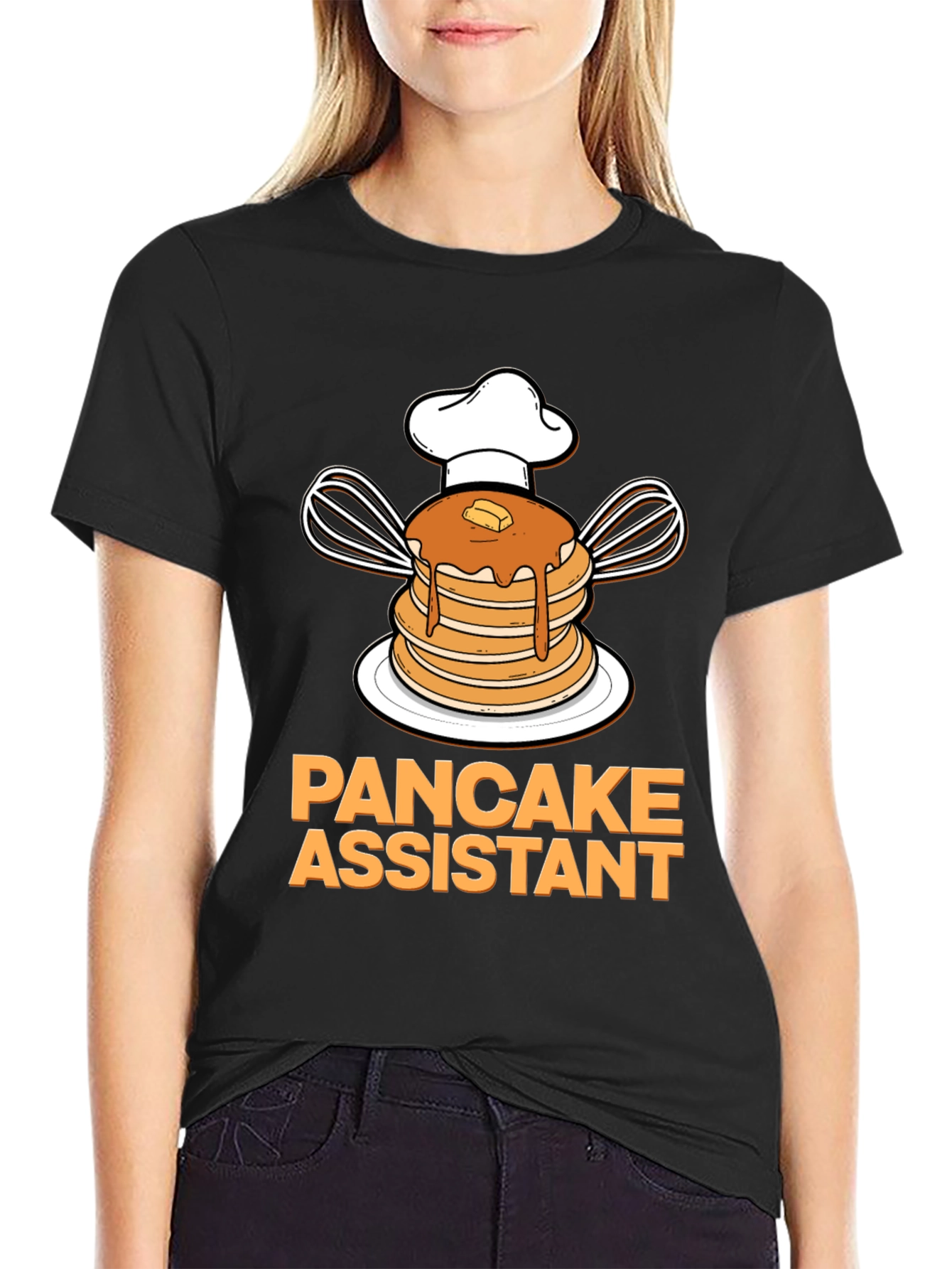 Pancake Assistant Graphic T-Shirt