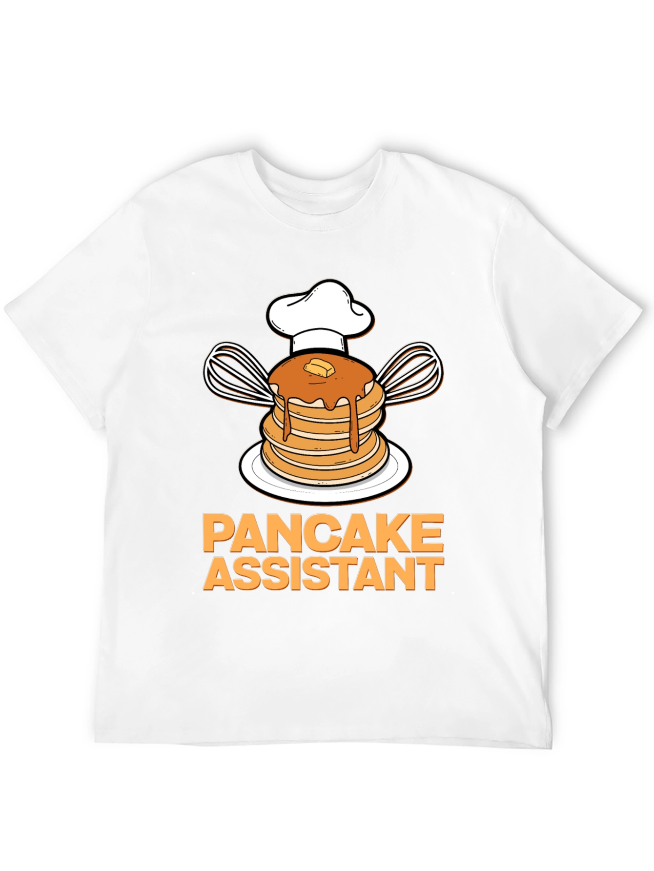 Pancake Assistant Graphic T-Shirt