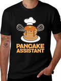 Pancake Assistant Graphic T-Shirt