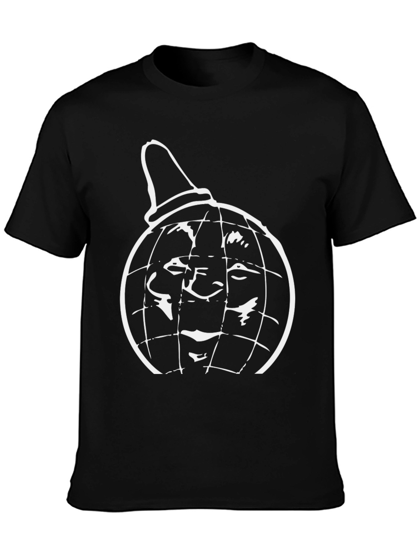 Globe Head Graphic Tee - Mens Black T-Shirt