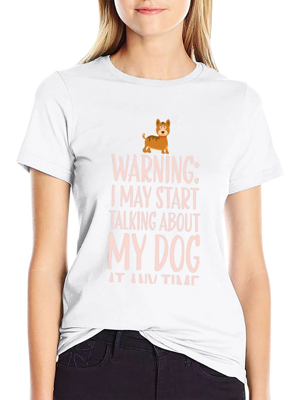 Warning Dog Talk T-Shirt