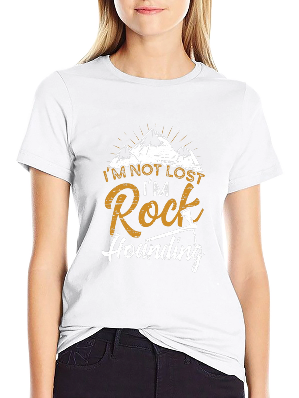 Rock Hounding T-Shirt - Im Not Lost Graphic Tee