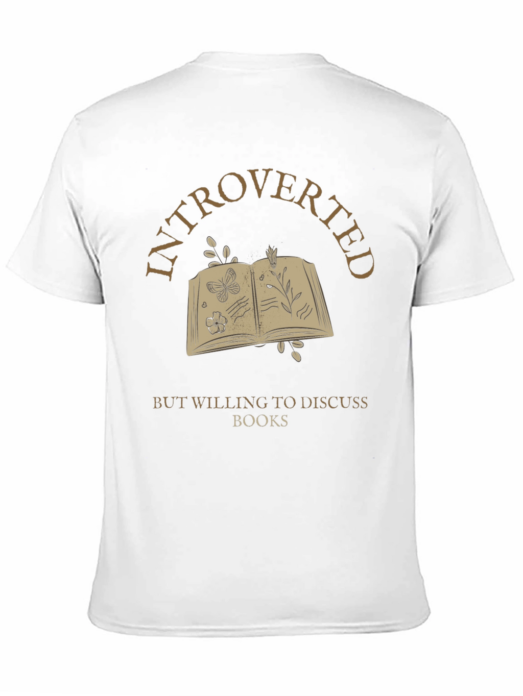 Introverted Book Lover T-Shirt - Discuss Books