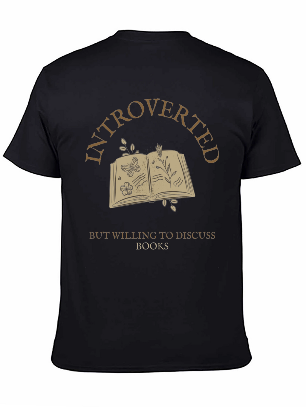 Introverted Book Lover T-Shirt - Discuss Books
