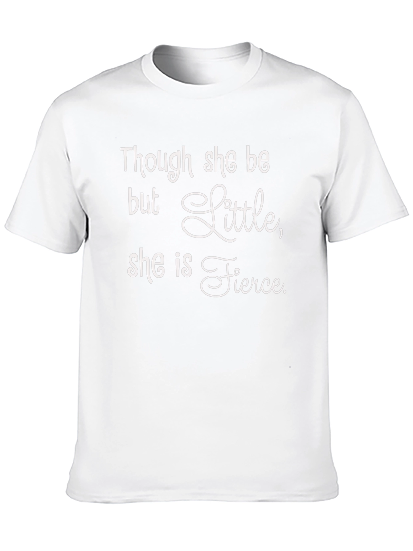 Fierce Little Black T-Shirt: Empowering Womens Tee