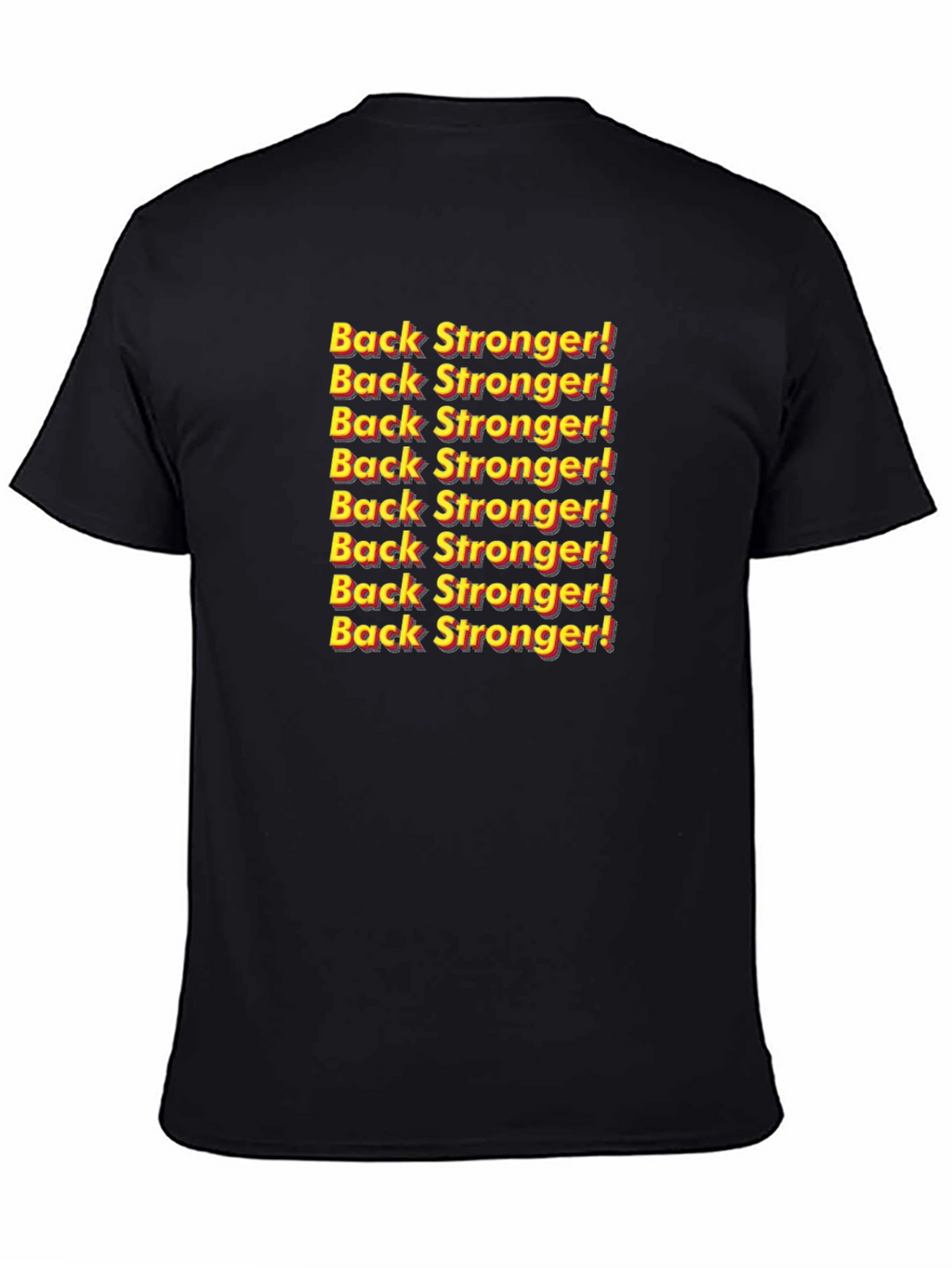 Back Stronger! Graphic Print Tee