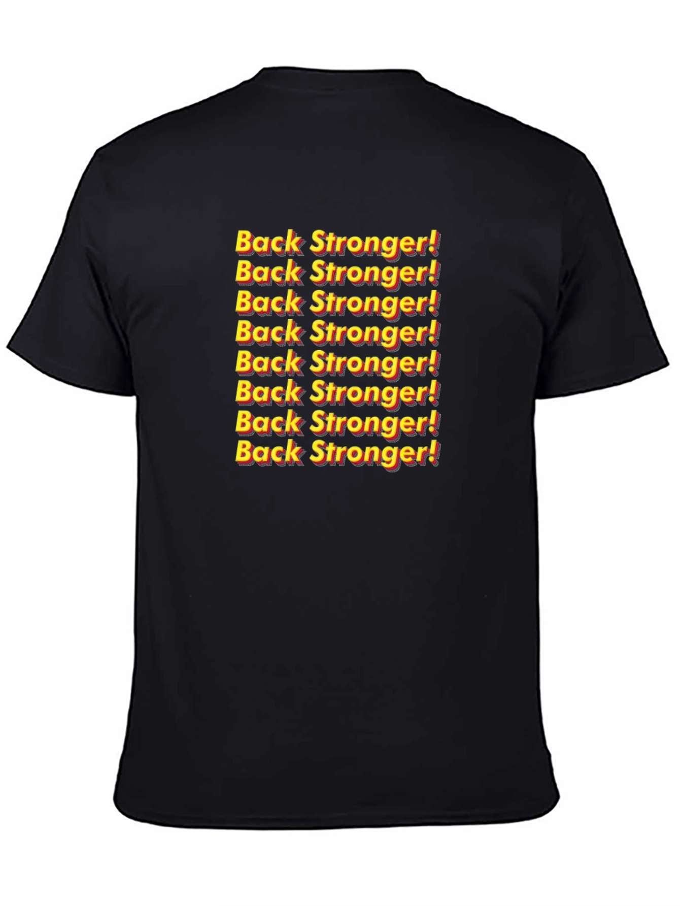 Back Stronger! Graphic Print Tee