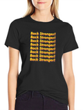 Back Stronger! Graphic Print Tee