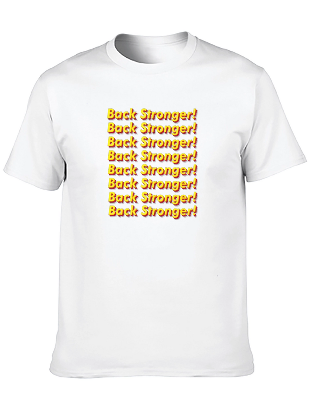 Back Stronger! Graphic Print Tee