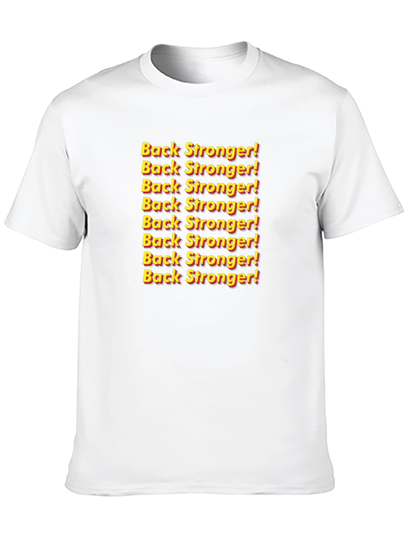 Back Stronger! Graphic Print Tee