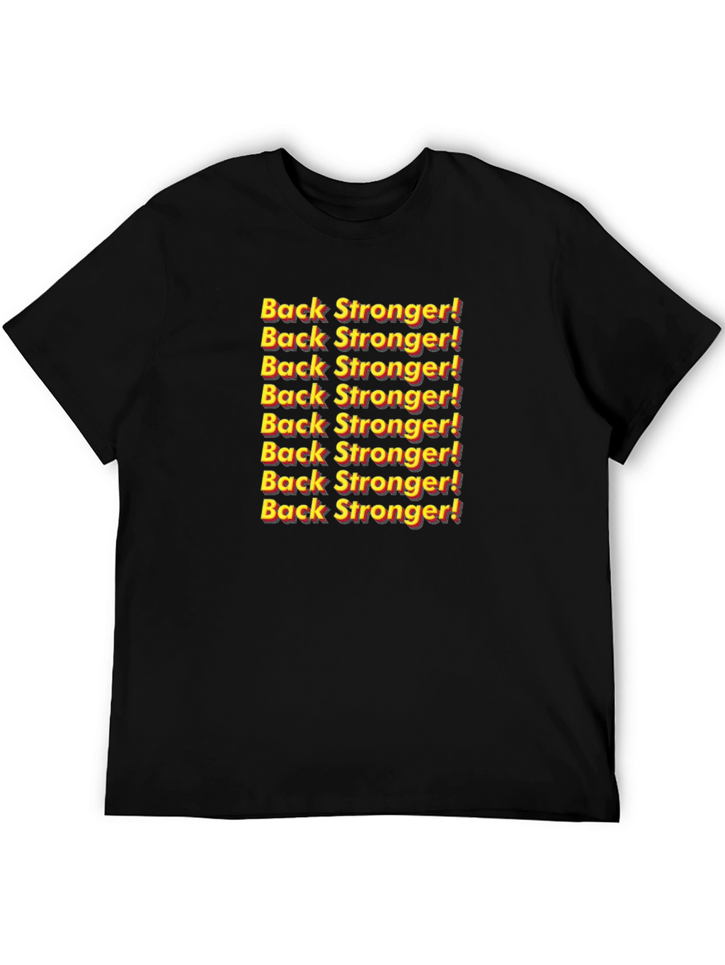 Back Stronger! Graphic Print Tee