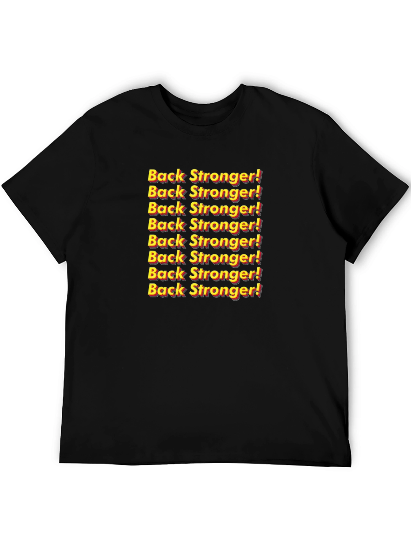Back Stronger! Graphic Print Tee