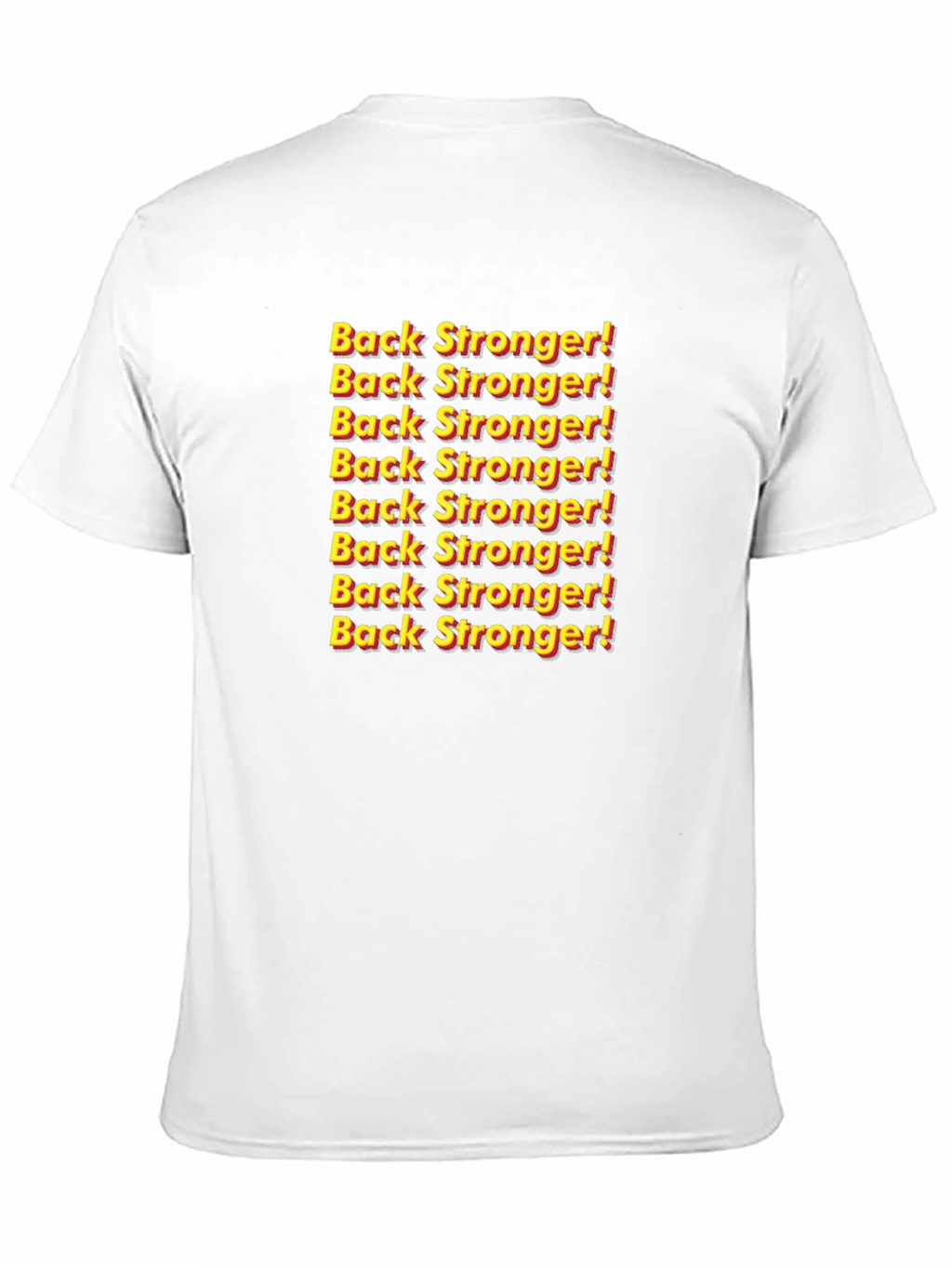 Back Stronger! Graphic Print Tee