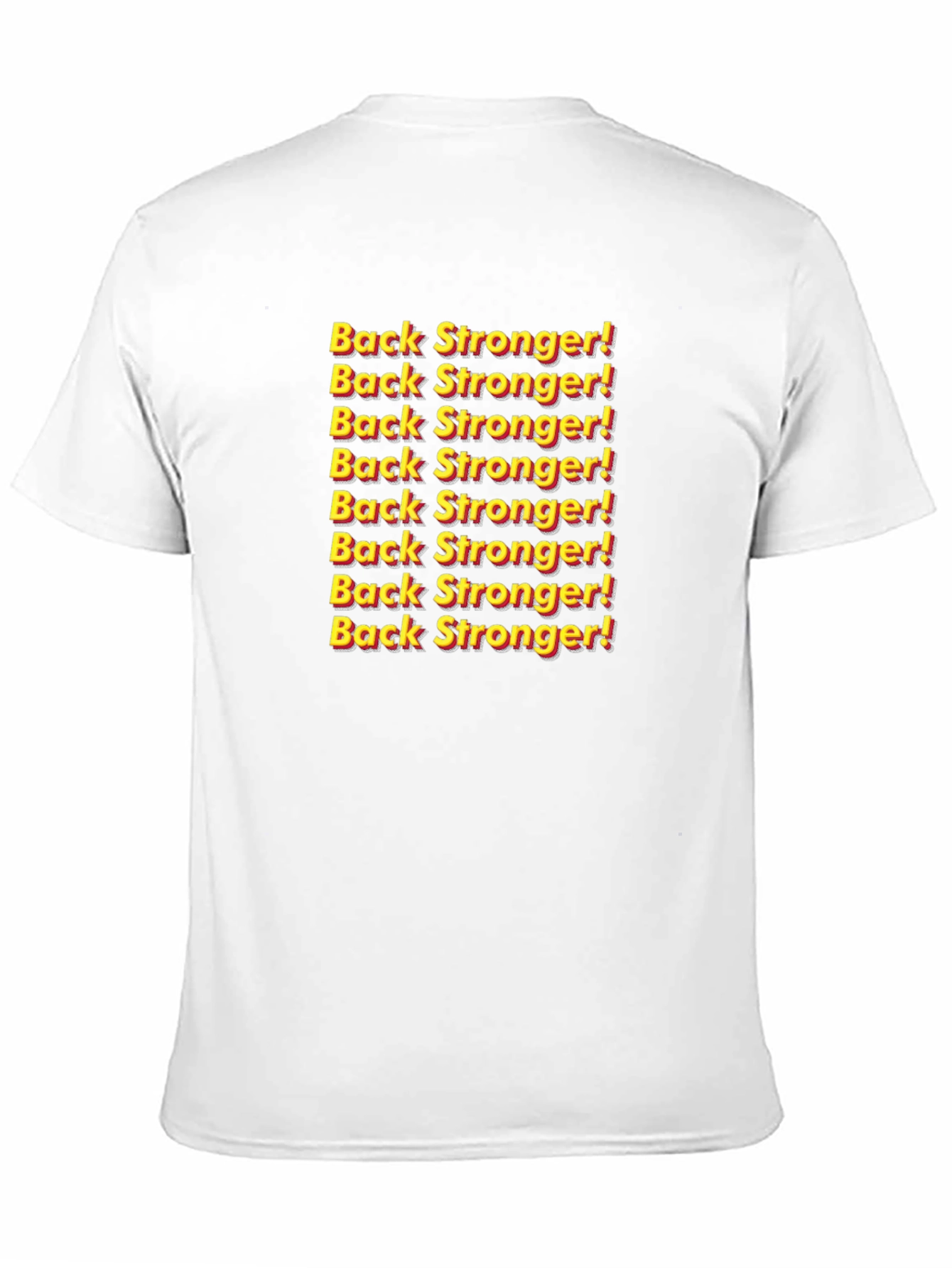 Back Stronger! Graphic Print Tee