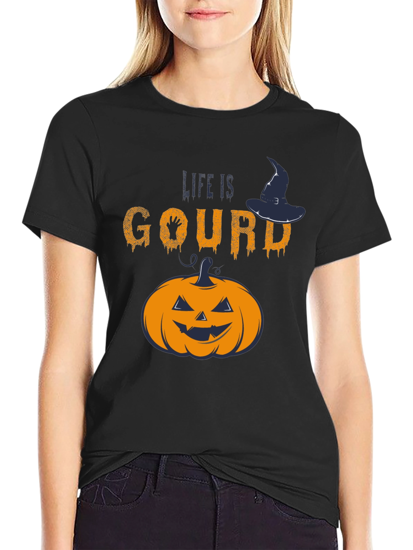 Life Is Gourd Halloween T-Shirt