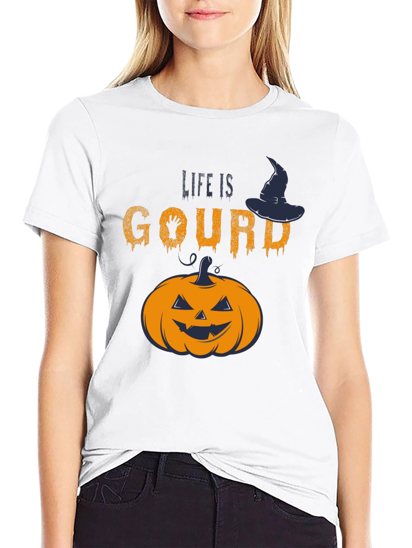 Life Is Gourd Halloween T-Shirt