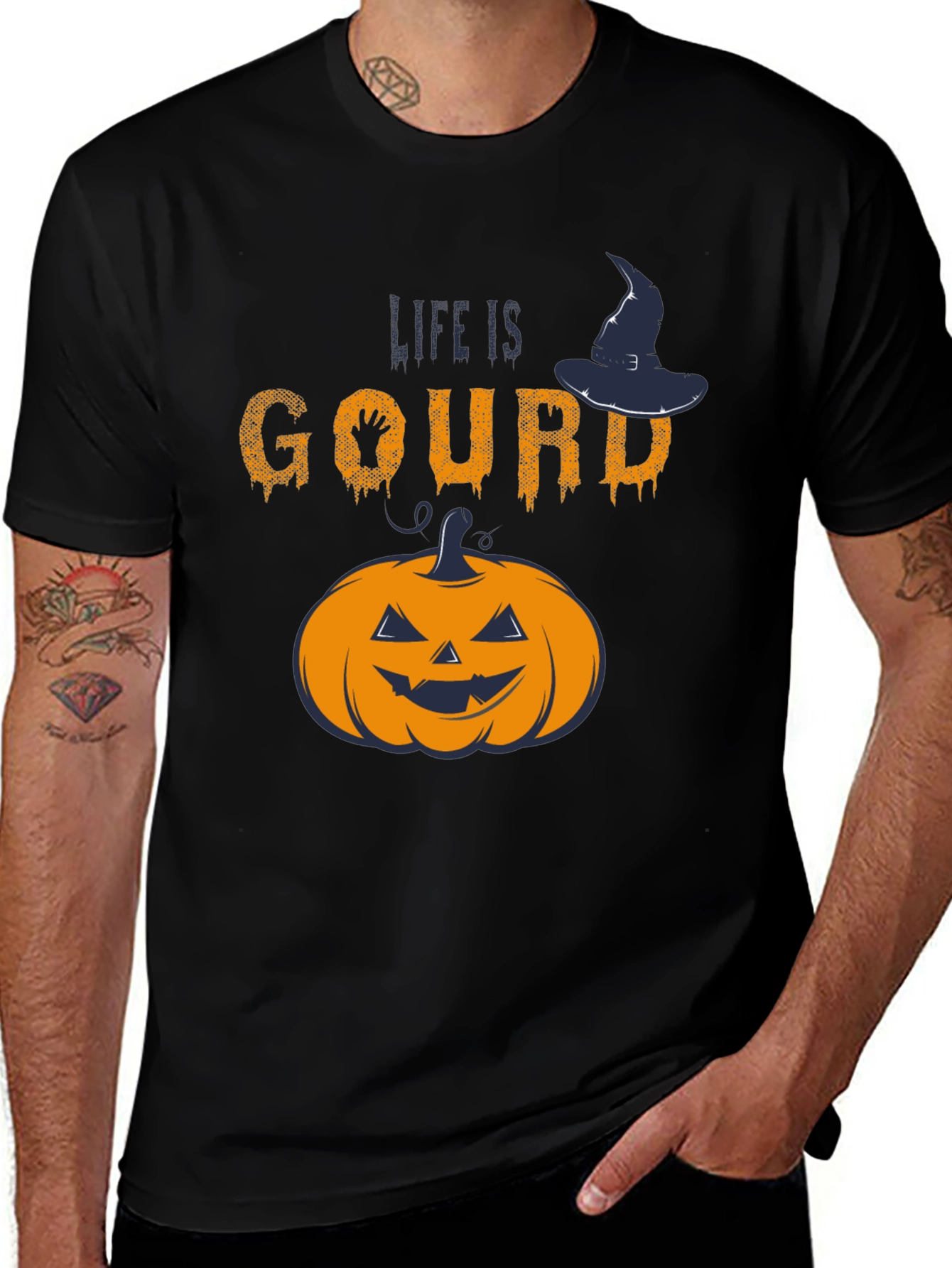 Life Is Gourd Halloween T-Shirt