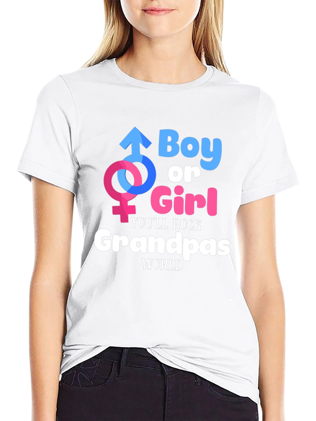 Boy or Girl Grandpas World T-Shirt