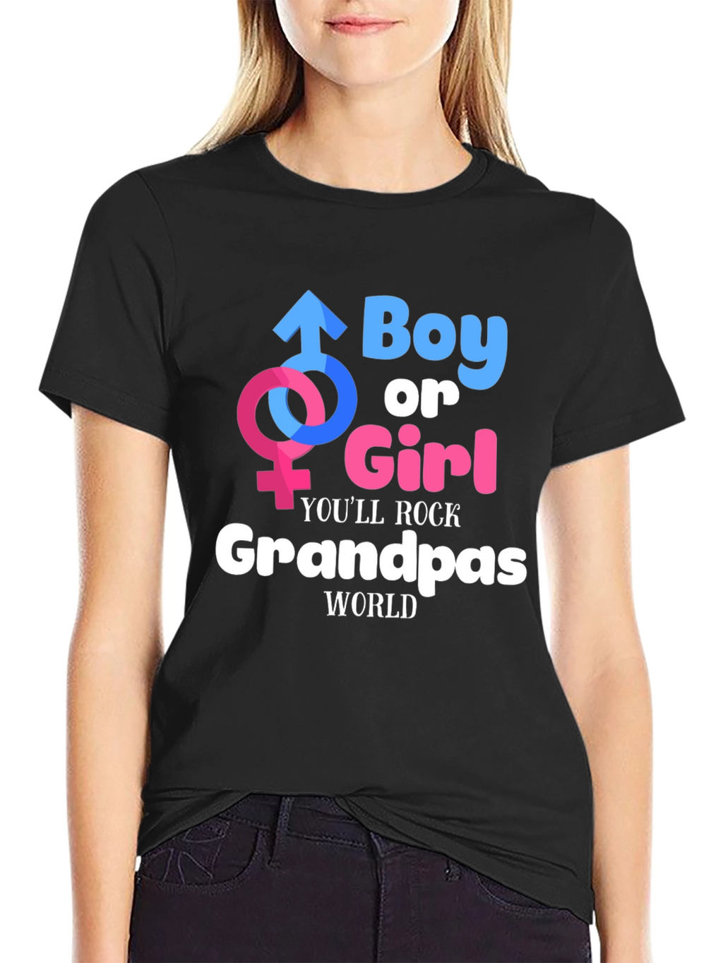 Boy or Girl Grandpas World T-Shirt