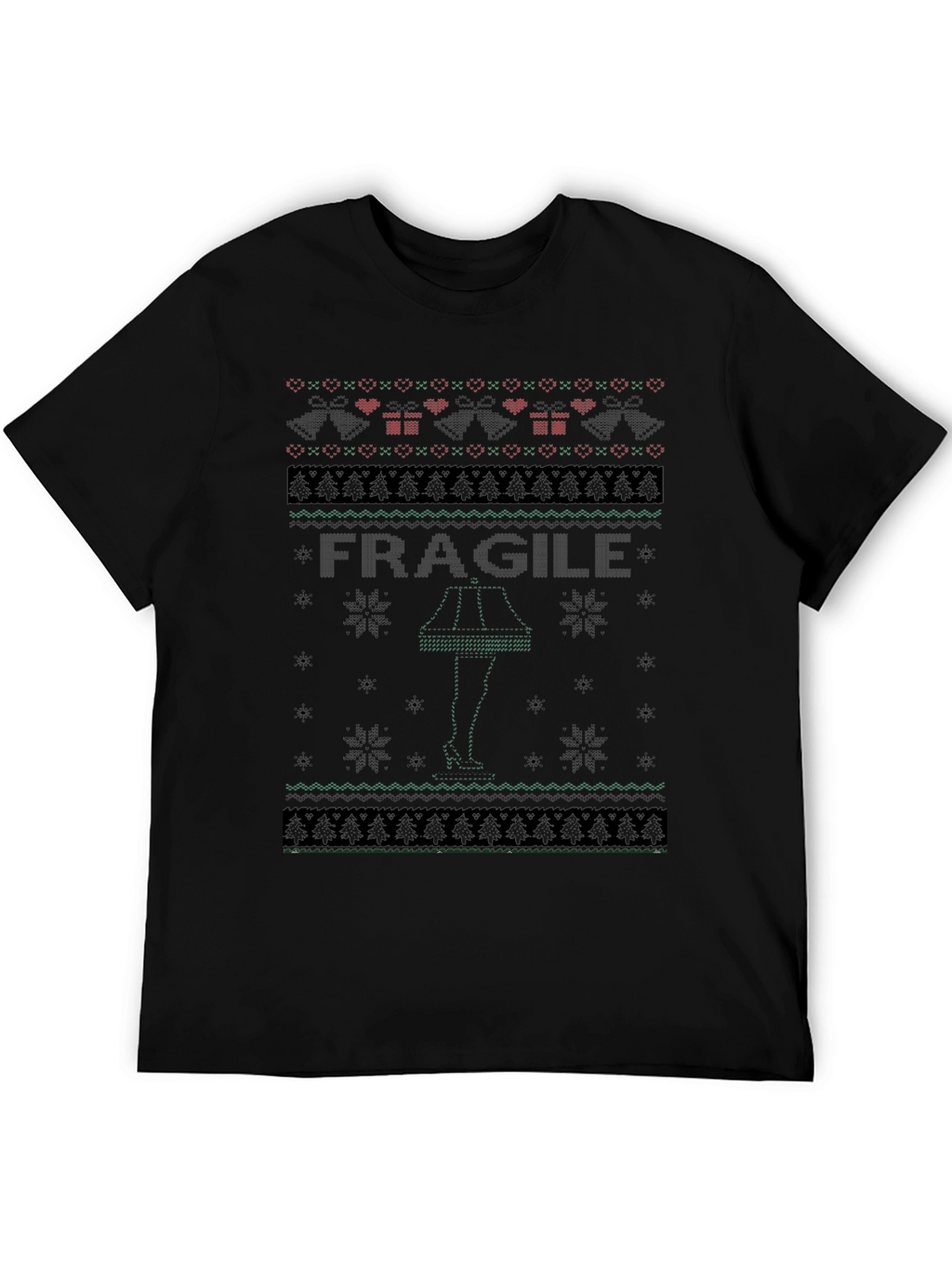 Fragile Leg Lamp Ugly Christmas Sweater T-Shirt
