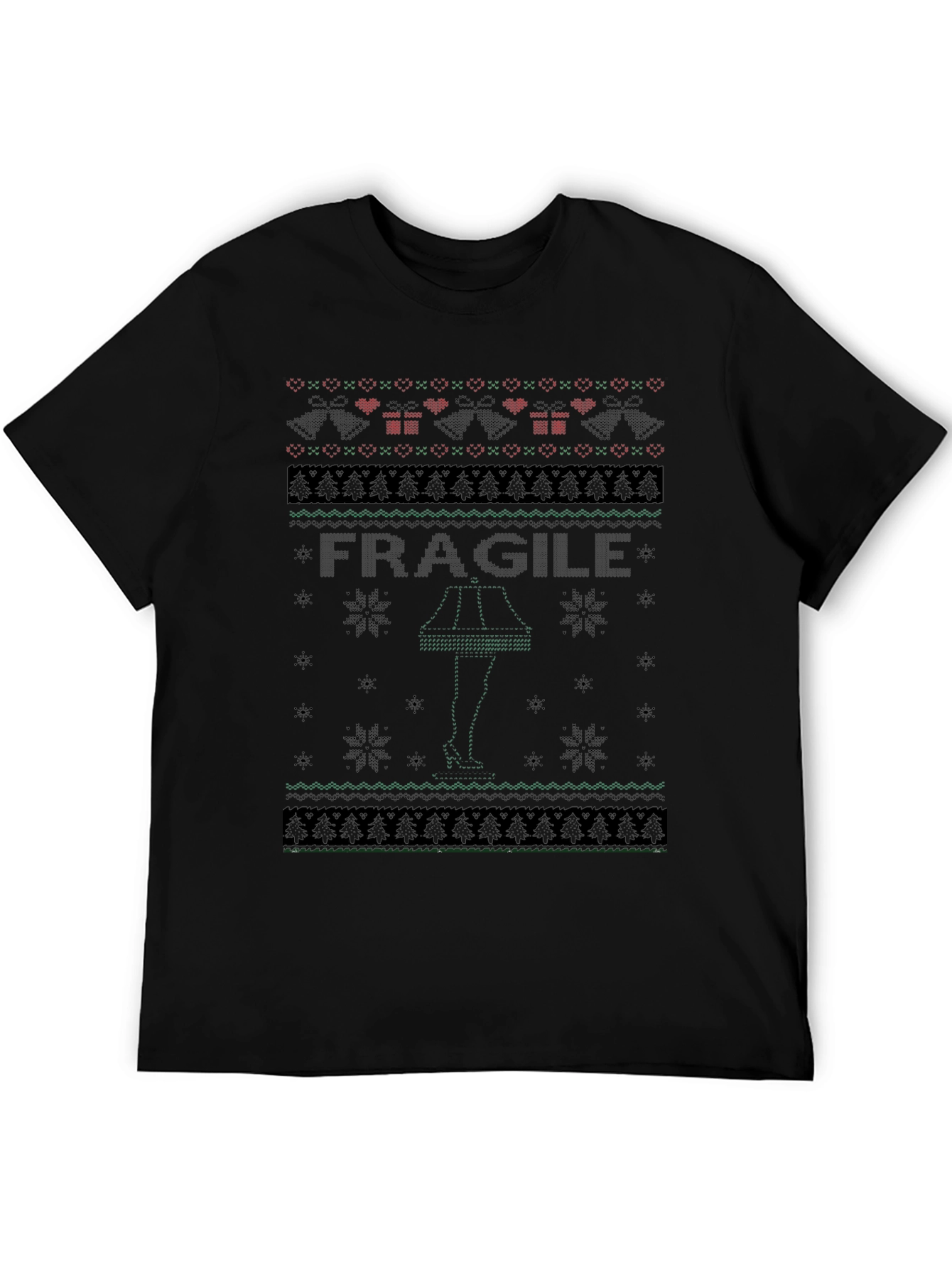 Fragile Leg Lamp Ugly Christmas Sweater T-Shirt