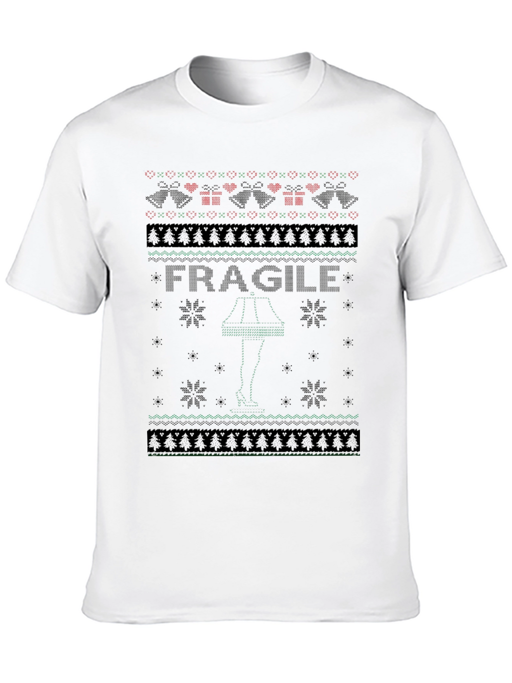 Fragile Leg Lamp Ugly Christmas Sweater T-Shirt