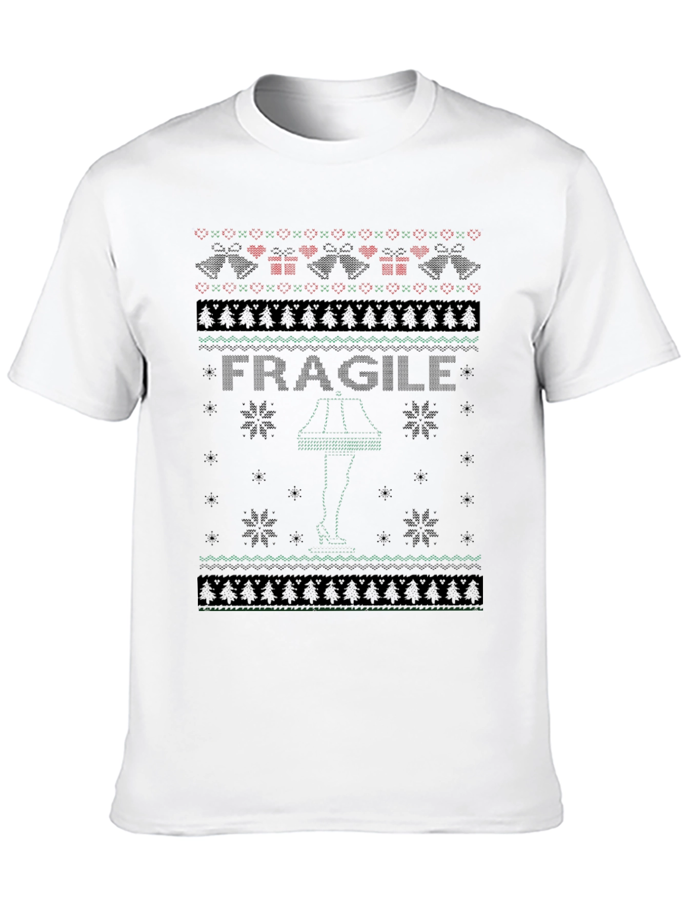 Fragile Leg Lamp Ugly Christmas Sweater T-Shirt