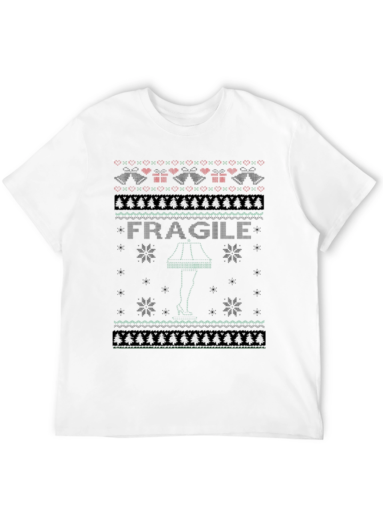Fragile Leg Lamp Ugly Christmas Sweater T-Shirt
